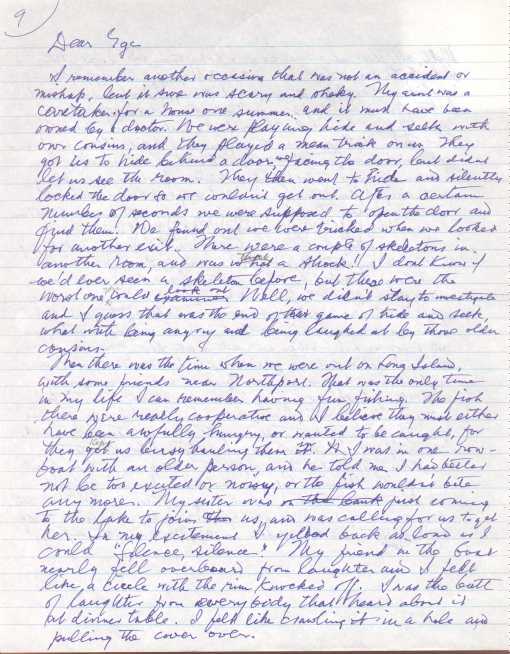 Handwritten letter