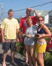 Bill, Tim, Amy, and Jeanette at the Cape